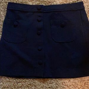 Navy Blue Cotton GAP Skirt